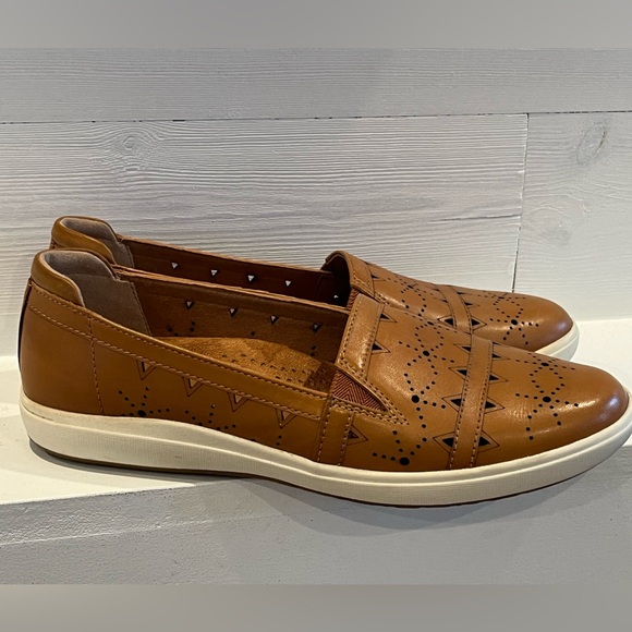 Cobb Hill Bailee Slip Loafers Russet Size 7.5 EEUC - Picture 5 of 8